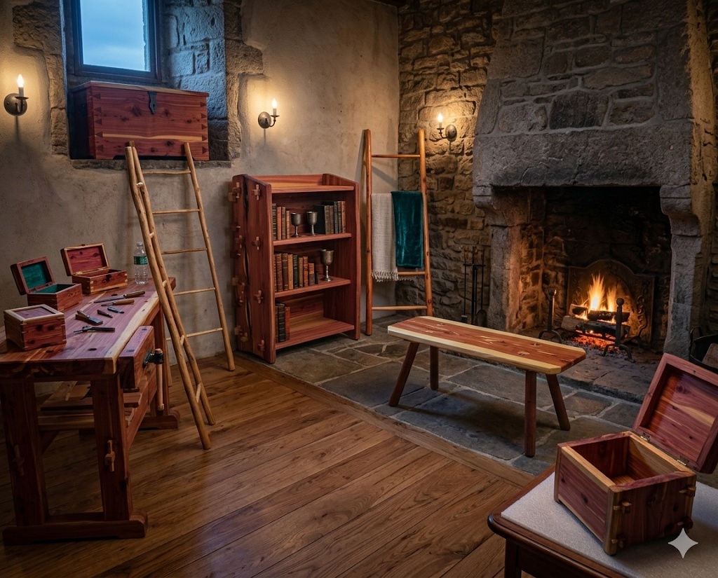 a moody Scribe’s Library