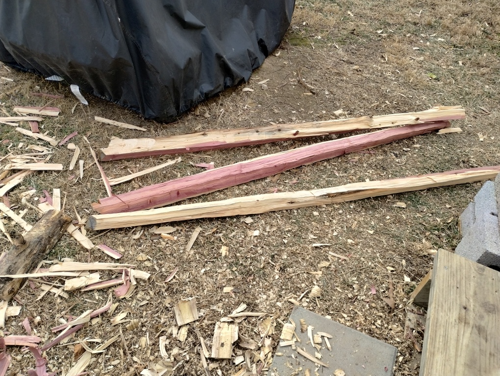 Handcrafted Riven Ladder