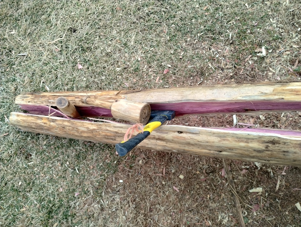 Handcrafted Riven Ladder