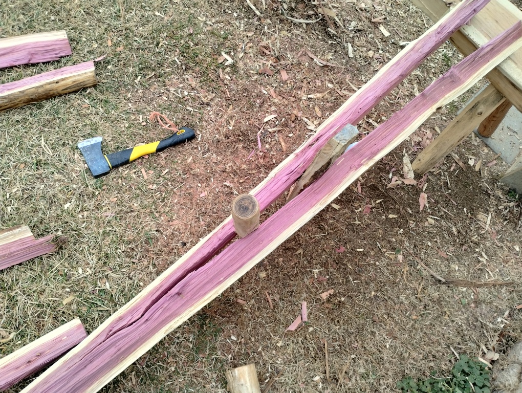 Handcrafted Riven Ladder