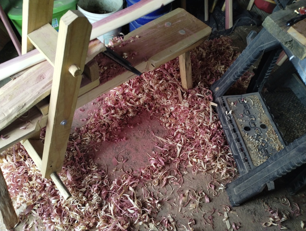 Handcrafted Riven Ladder